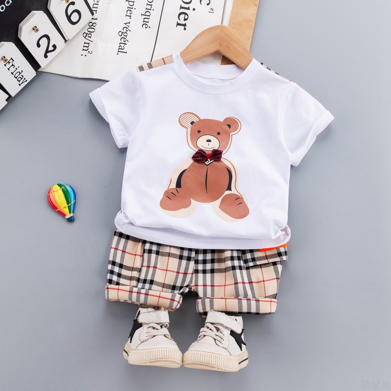 Setelan Anak ELON Baju Set Kaos dan Celana Anak Import