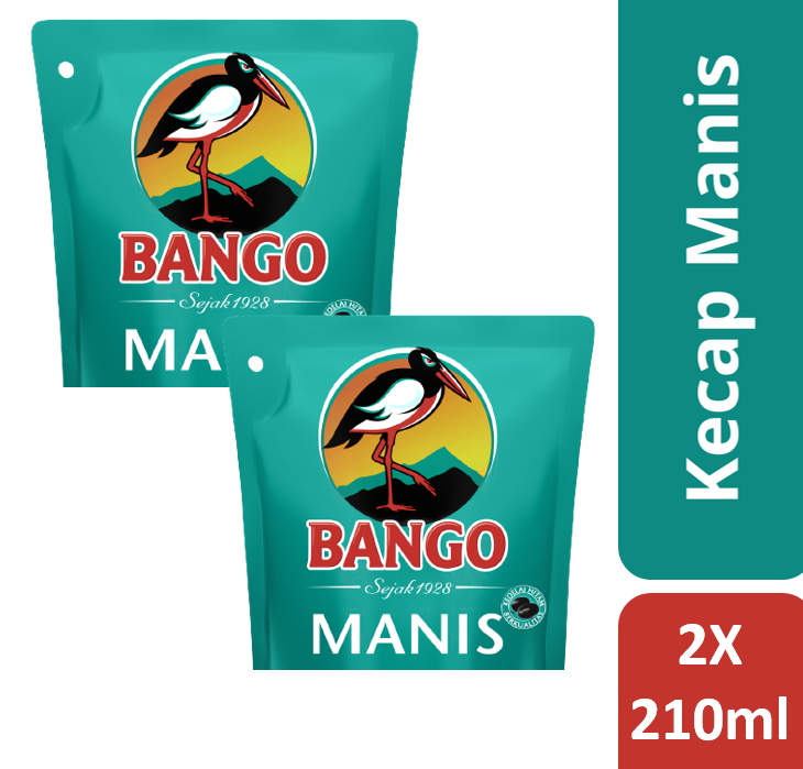 Bango Kecap Manis Pouch 210mL Twinpack