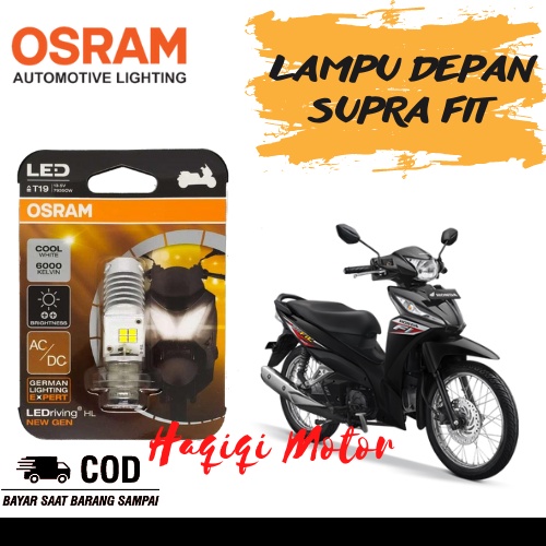 Lampu Depan Led Osram Supra Fit / Fit X Original T19