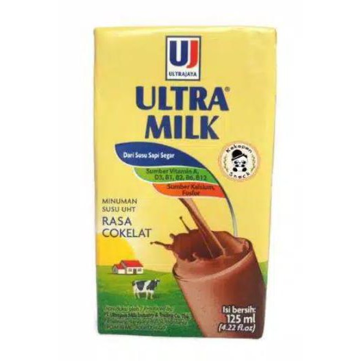 

Store Snack Susu Ultra Milk Coklat 125 ml
