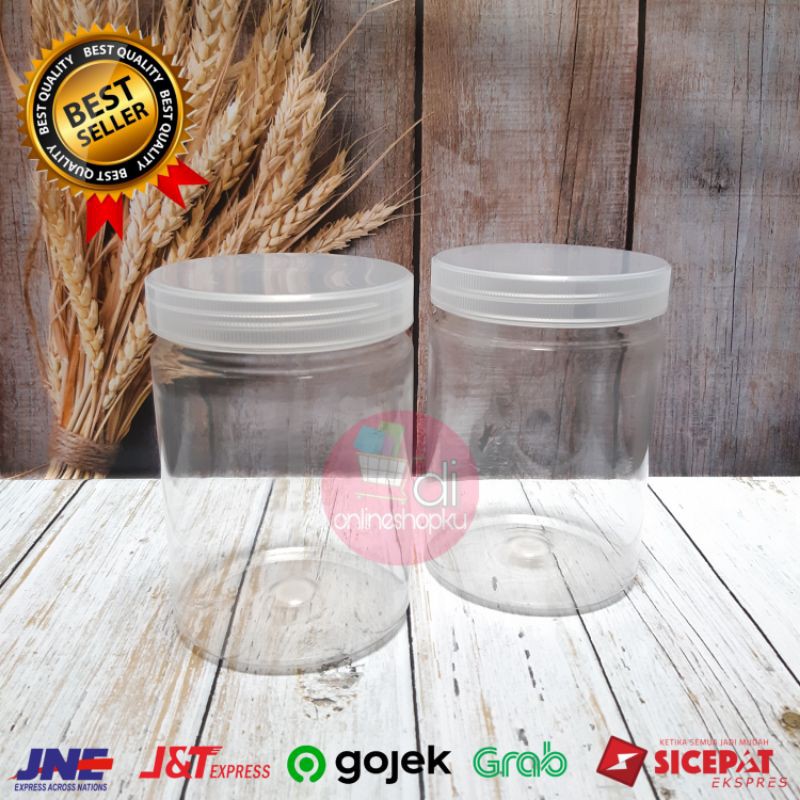 Toples Tabung 800 ml / Toples plastik 800ml Toples cylinder 800ml Jar tabung 800 ml