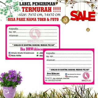 Label Pengiriman Nasa Simple Shopee Indonesia