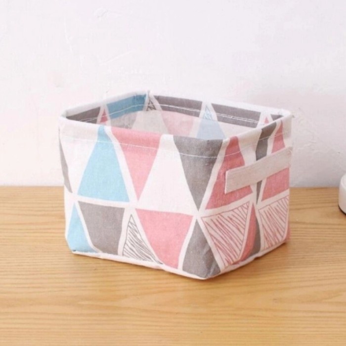 

EL2500 Desktop Storage Keranjang Multifungsi Desktop Box Organizer - 2500 Geometric