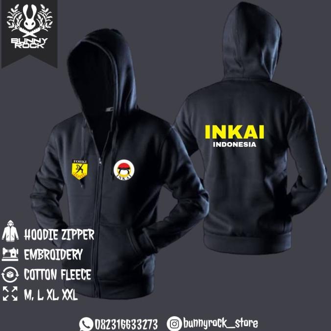 Jaket Karate Forki Inkai Full Bordir Terlaris
