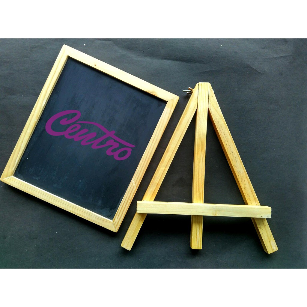 

Blackboard With Easel / Papan Tulis Kapur Dengan Penyangga- 25 x 30 cm
