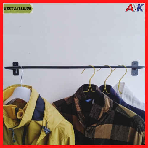 Gawang Baju Besi / Gawang Gantungan Baju / Besi Gantungan Baju Dinding / Gantungan Baju Gawangan Bes