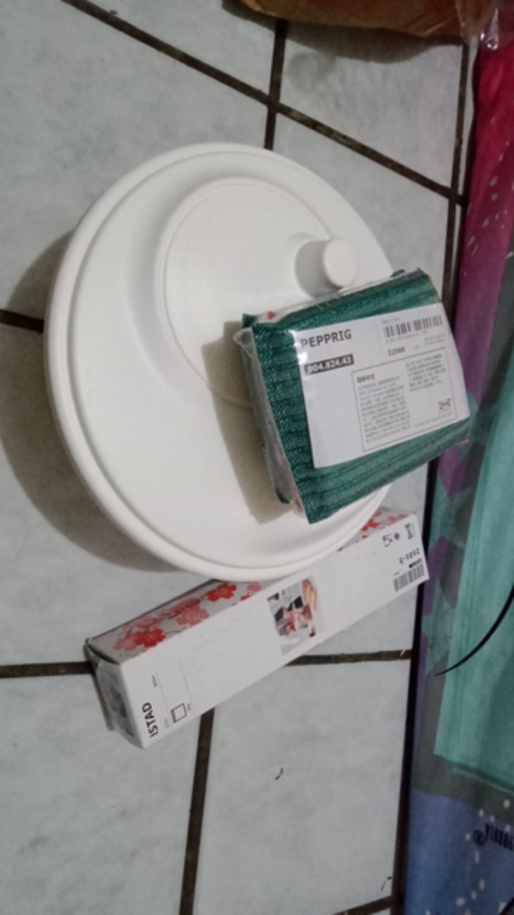 Kantong Penyimpanan Makanan Dengan Klip 2.5l Berpola Bunga Is877