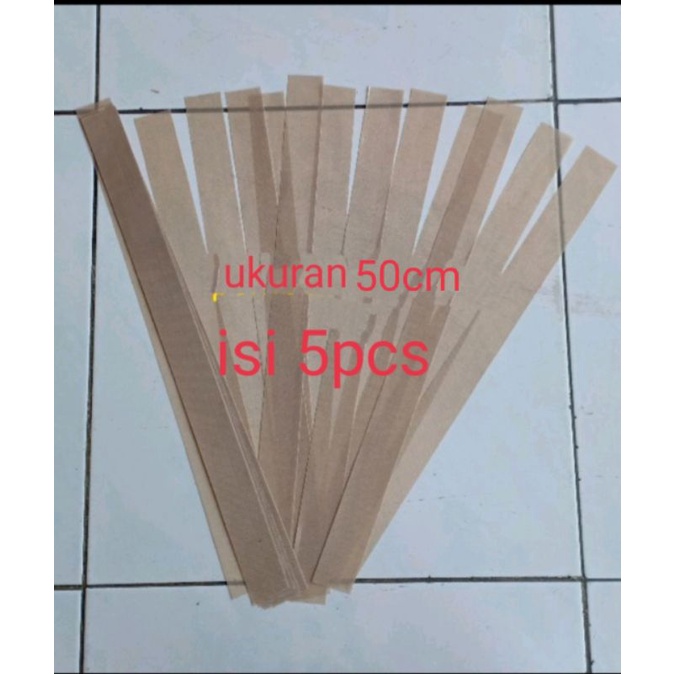 kain pres plastik 50cm isi 5pcs