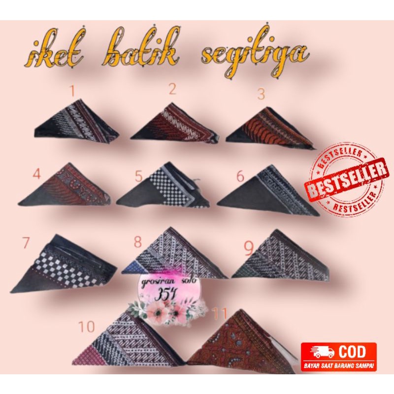 udeng jawa // iket batik // iket segita // udeng jaranan / jaranan