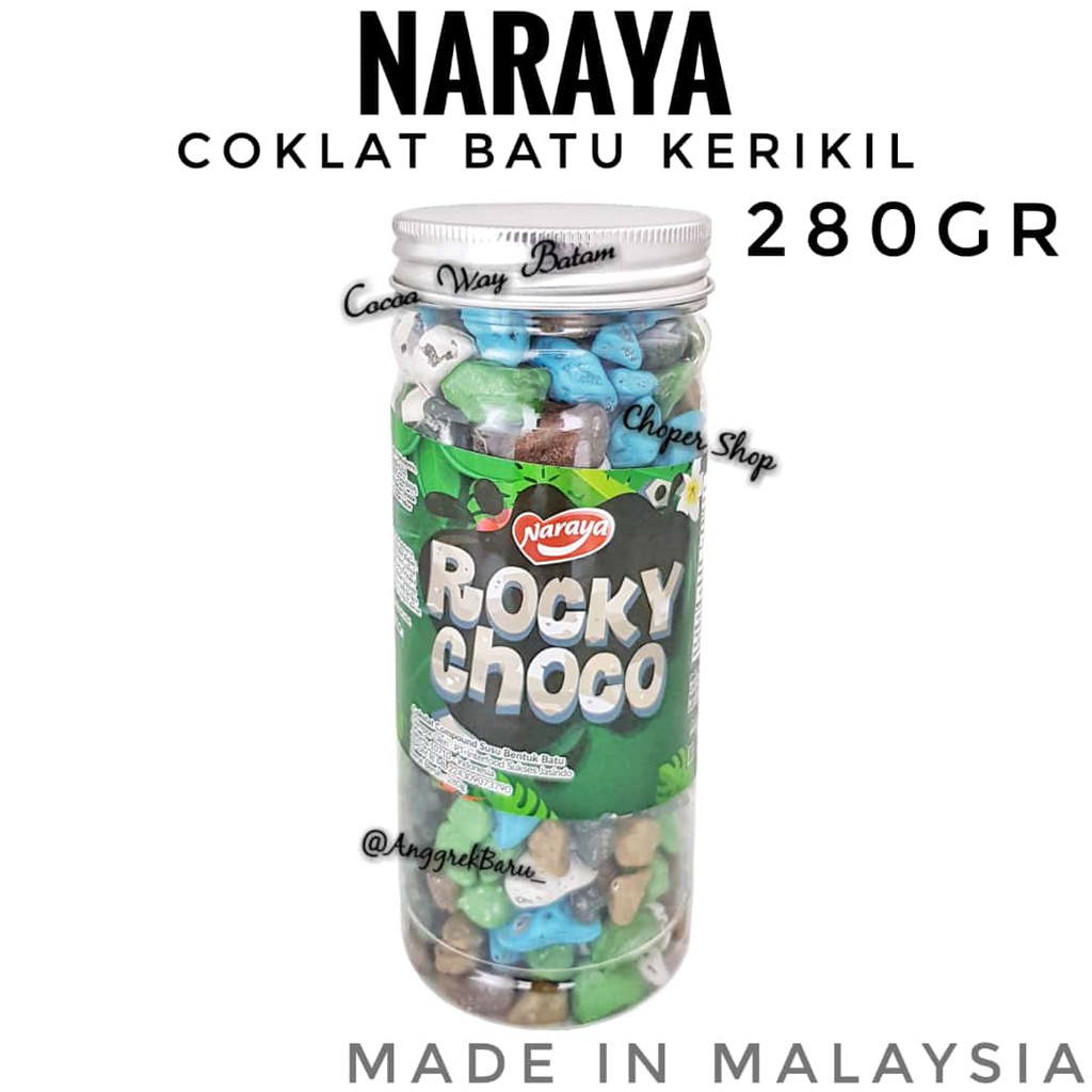 

Cokelat Naraya Rocky Choco 280gram Toples