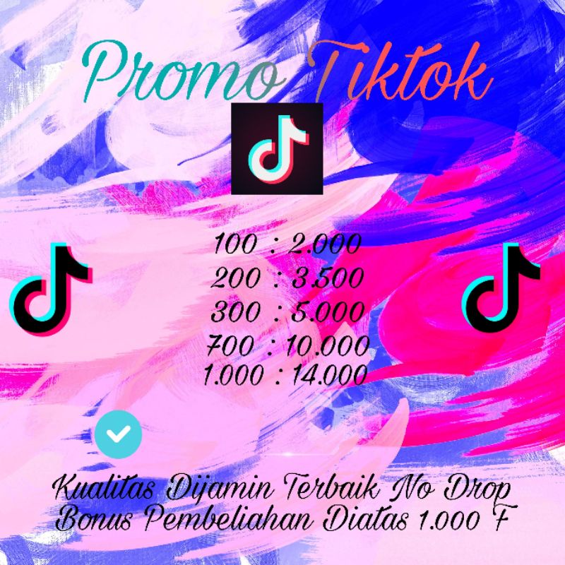 Followers TikTok Real No Drop Kualitas Premium Terjamin dan Termurah
