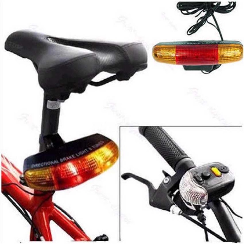 Lampu sepeda Rem Sein klakson 7 Led Taffled XC-408