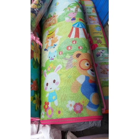 KARPET GAMBAR PLASTIK SPON KRAKTER/Karpet  eva murah/tikar gambar