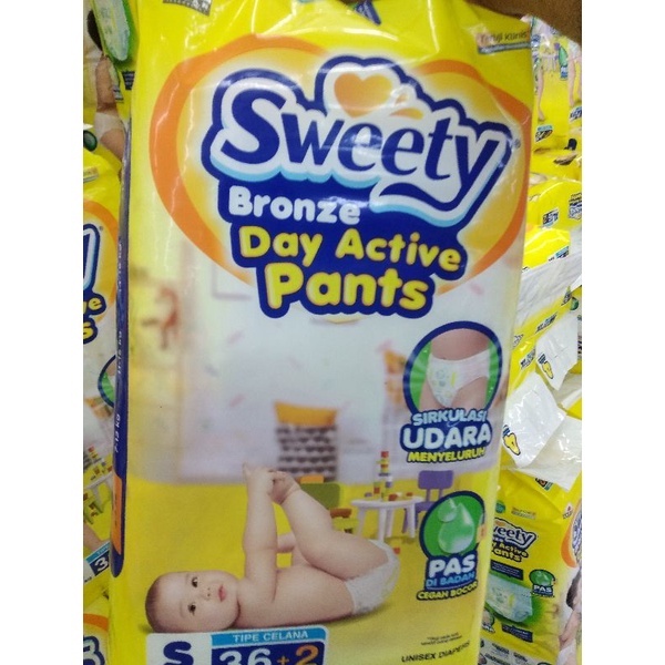 sweety bronze pants s 36 / celana s 36 / sweety celana / pempers celana / sweety / sweety bronze pan