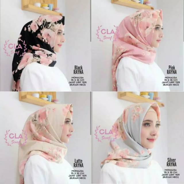JILBAB RAYNA / RAYNA SQUARE / JILBAB MONALISA