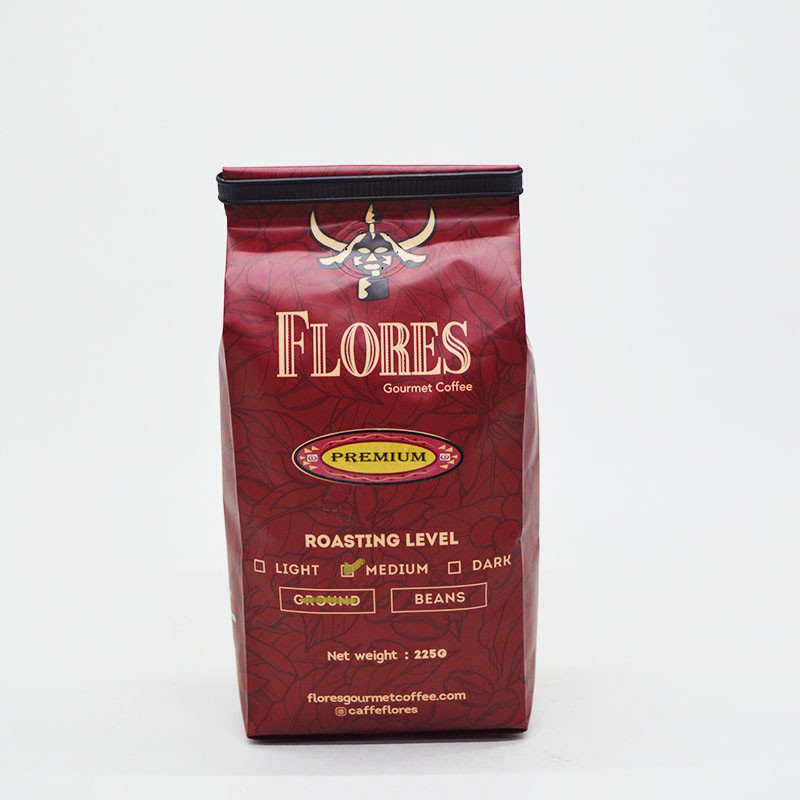 

FLORES COFFEE PREMIUM BEANS 225 G