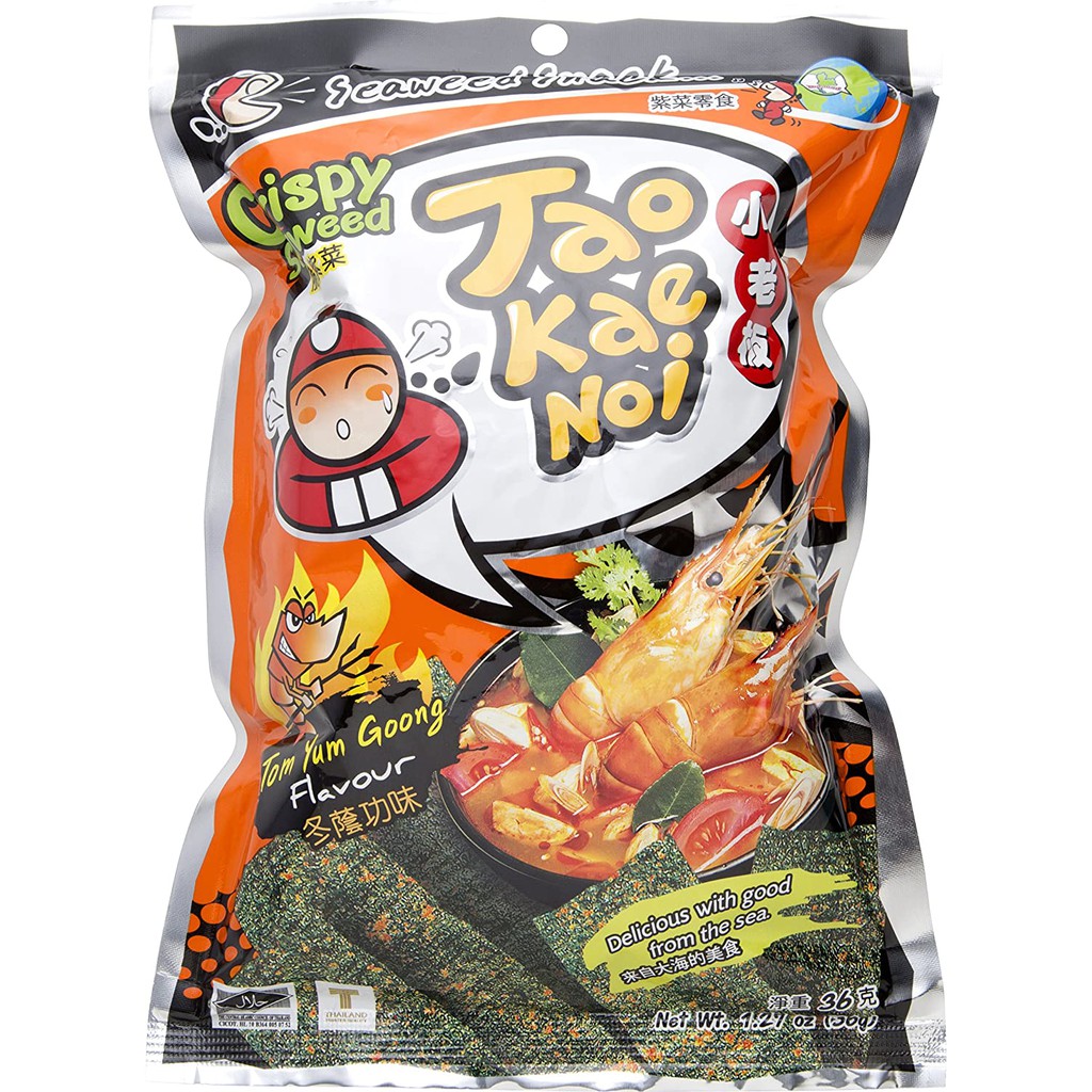 Tao Kae Noi Crispy Seaweed Snack Rumput Laut 32 Gr