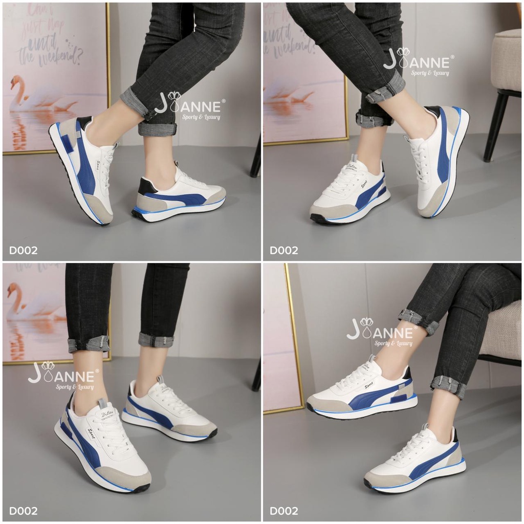 JOANNE Sporty Sneakers Running Shoes #D002 ORIGINAL (RESTOCK)