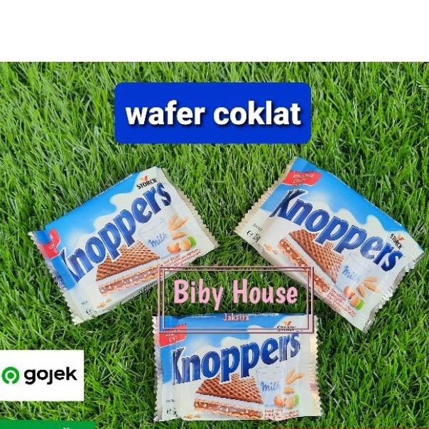 

Wafer KNOPPERS /wafer hazelnut knoppers 75 gr original halal TERMURAH