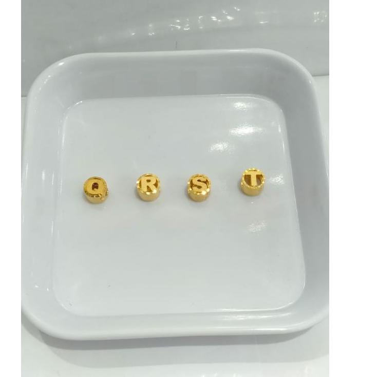 Oke Price.. LIONTIN KADAR 375/8K BULAT HURUF M - Z