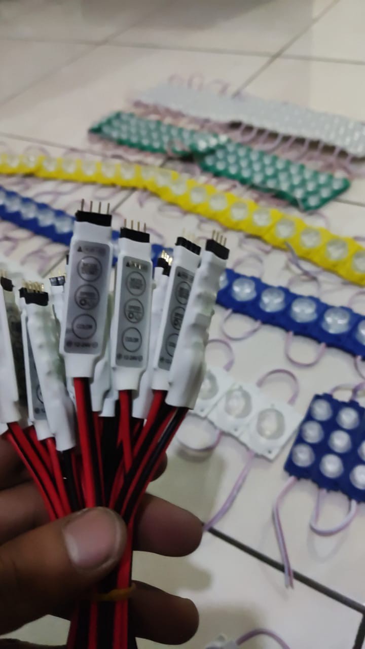 Led Modul 12 Mata Ultrasonic 12v