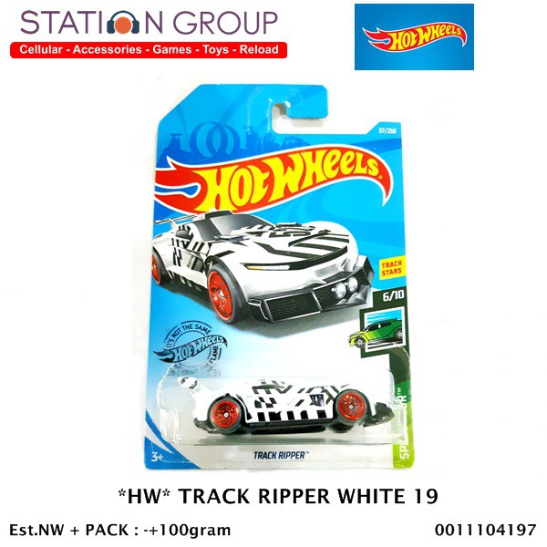 HOT WHEELS TRACK RIPPER WHITE 19