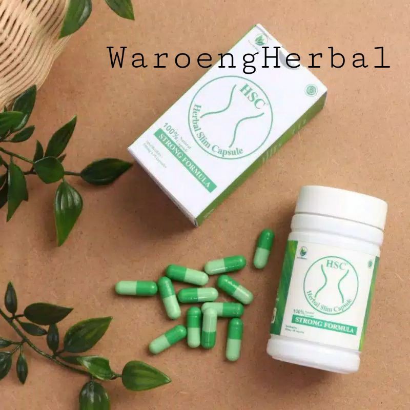 100% ORIGINAL HSC herbal slim capsule Asli HSC pelangsing herbal HSC pelangsing tubuh Herbal Origina