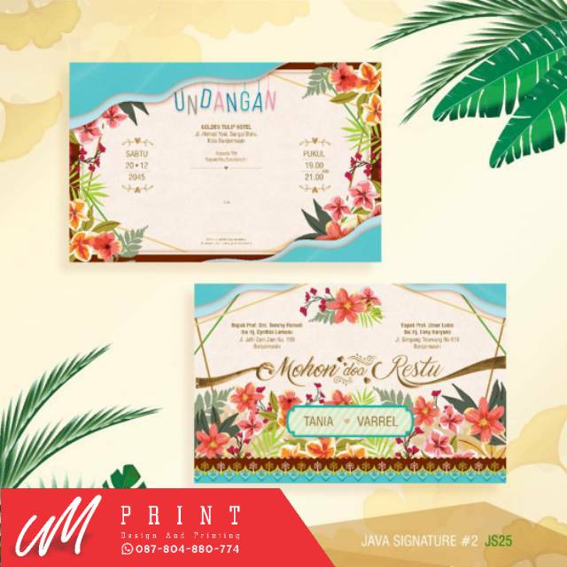 UNDANGAN PERNIKAHAN MEWAH - UNDANGAN BLANGKO JAVA SIGNATURE POLY EMAS 3D -UNDANGAN NIKAH ELEGAN UNIK