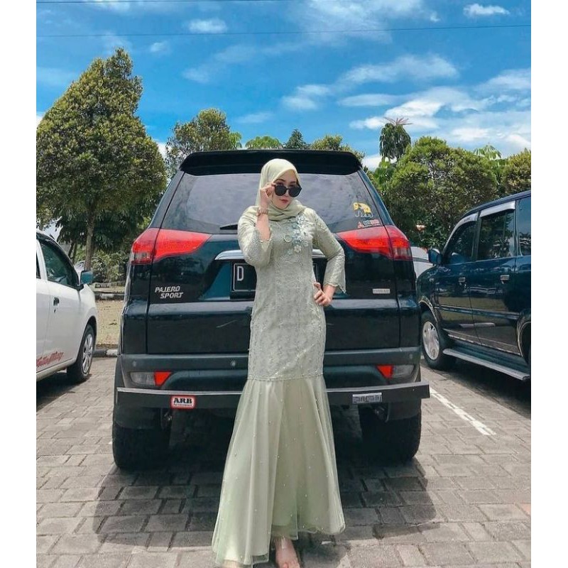 gaun kondangan kekinian, gaun kondangan cantik, gaun lebaran, gaun pesta, gaun terbaru, dress brokat