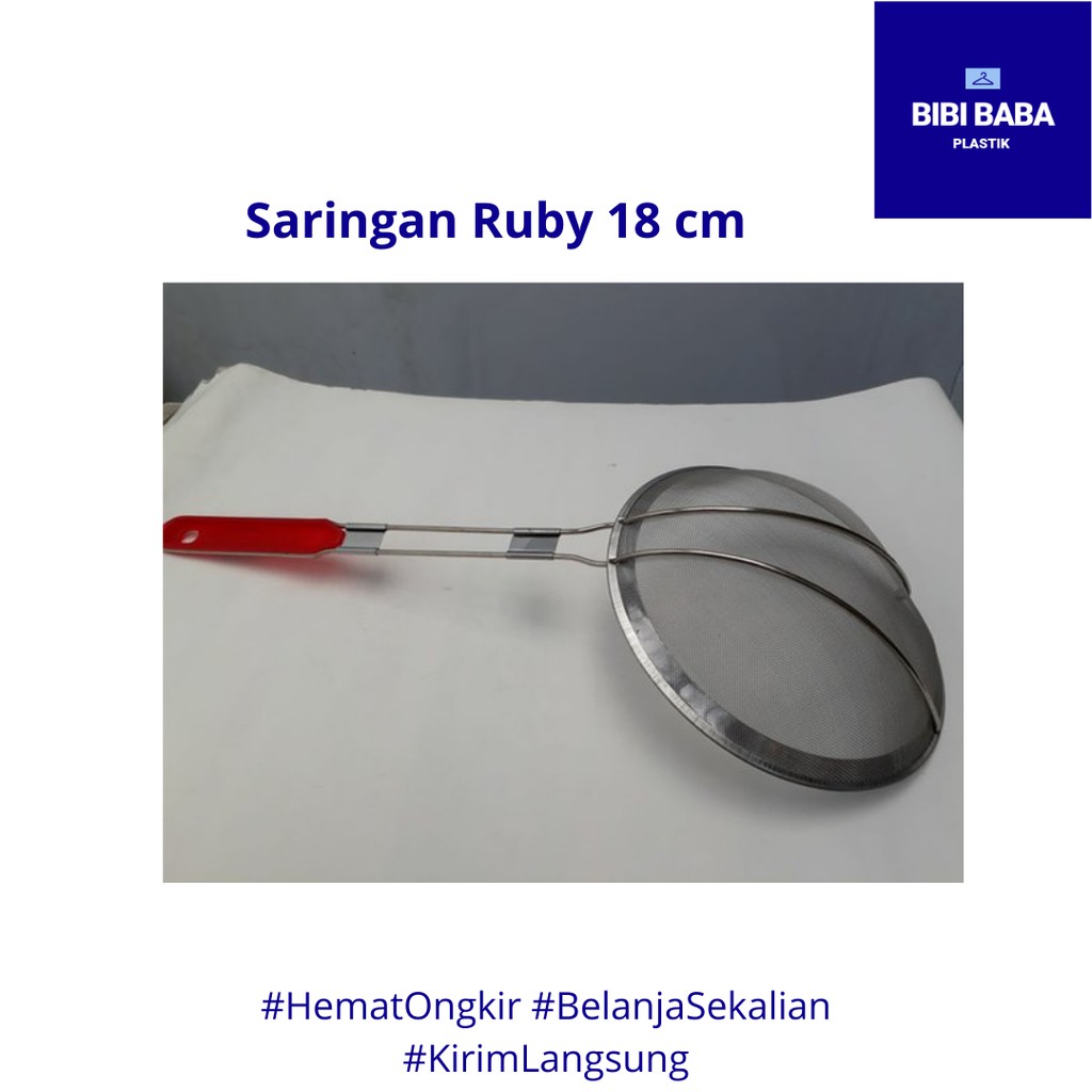 Saringan Mie/Minyak Serbaguna Stainless Steel 18 Cm