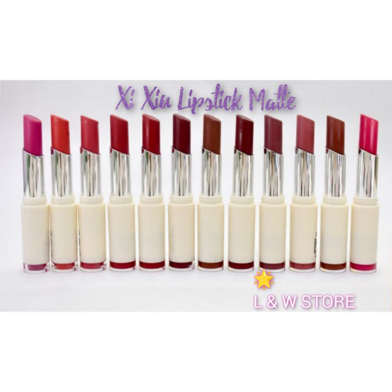 Xi Xiu LipLipstick Matte 3in1 /Xi Xiu Lipstick Matte Finished 3.8 gr/Original