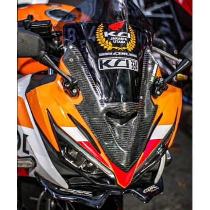 Windshield CBR Carbon Frame Carbon Visor CBR 150 Facelift Karbon Kevlar