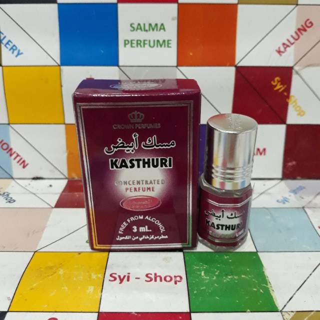 Parfum KASTURI Roll On Non Alkohol 3 ml DOBHA