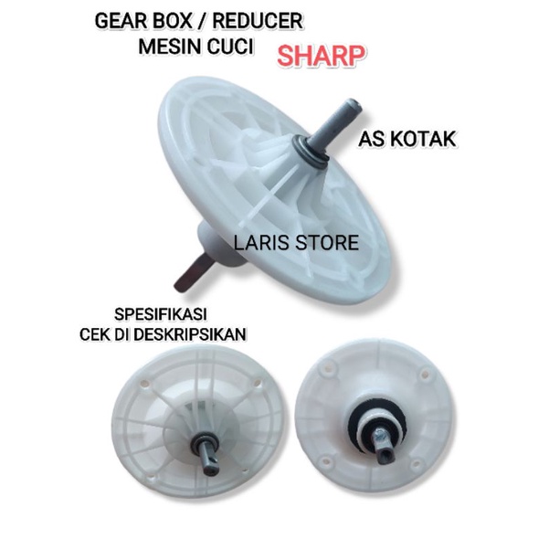 Gear Box / Reducer Mesin Cuci Sharp AS Kotak Persegi