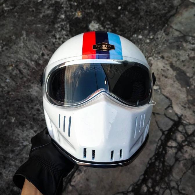 Helm Custom Classic SIMPSON BANDIT RX STIG Retro Vintage Klasik