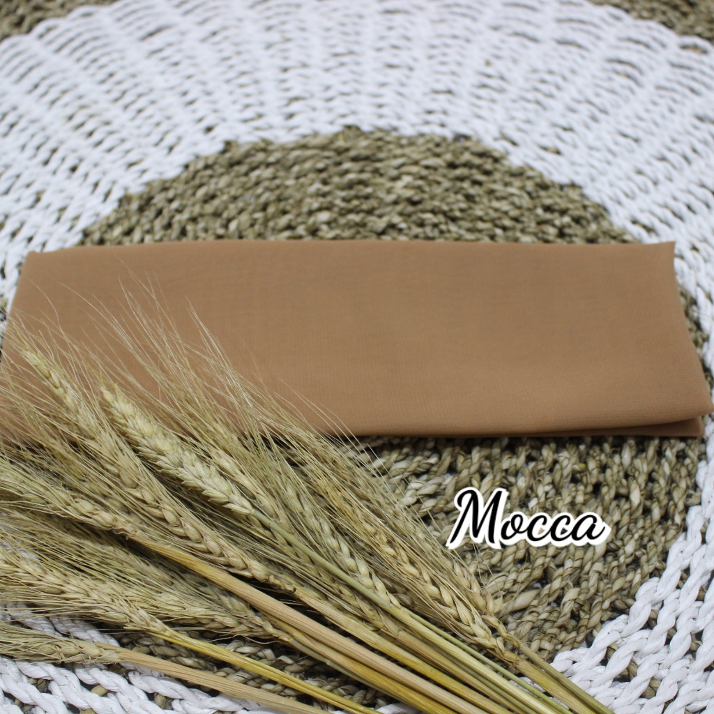 Selendang Sifon Hycon / Senteng 2.4m/ Selendang Bali / Senteng-Mocca
