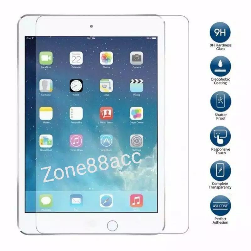 Ipad 7 8 9 10.2inci antigores tempered glass bening Screen Guard protector TG High Quality