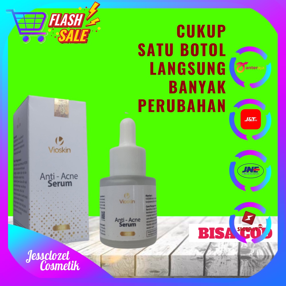 Vioskin Serum Acne Penghilang Bekas Jerawat Skincare Pencerah Wajah Glowing 20 ml