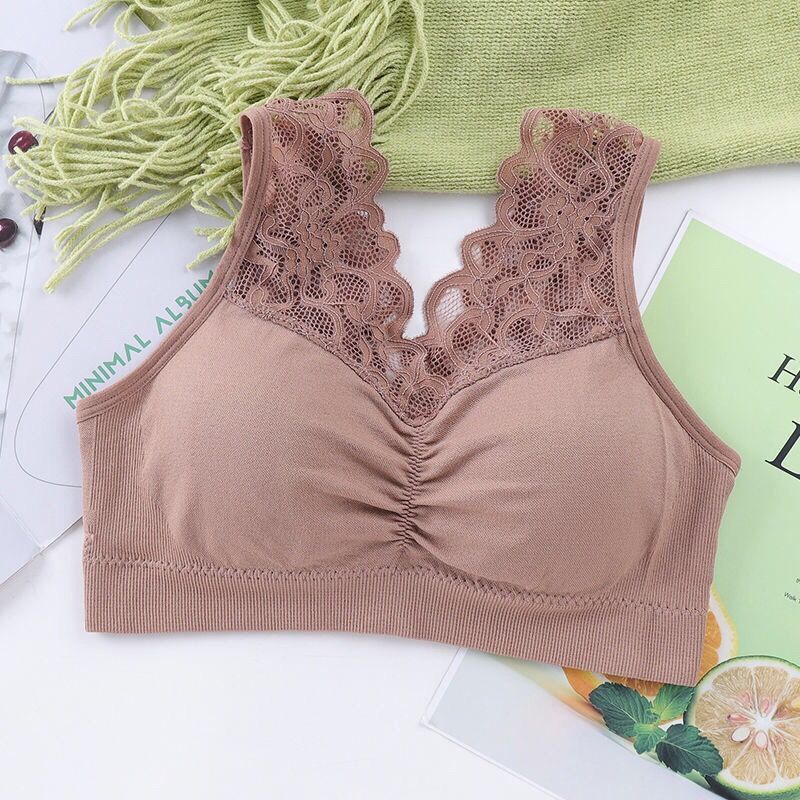 BH Wanita Tanpa Kawat Halus Bra bralette dengan Busa IMPORT BH09