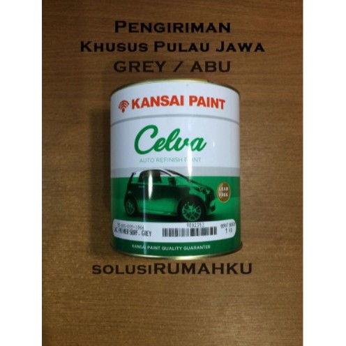 MENI CELVA ABU KANSAI PAINT 1 KG / CAT DASAR PRIMER GREY