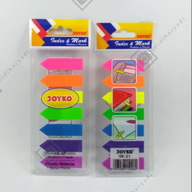 

Index Mark Joyko IM-31 / Penanda Buku / Pembatas Kertas Bahan Plastik