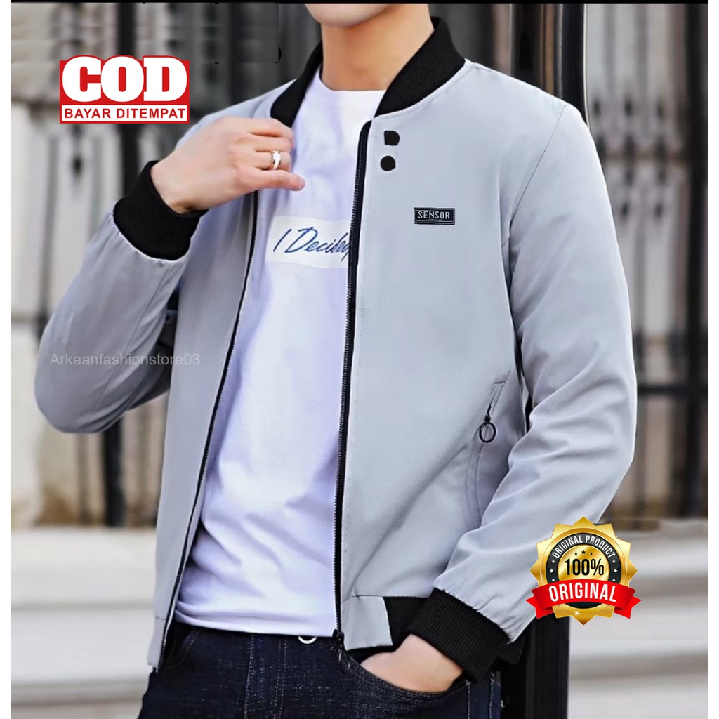 AKN - JAKET BOMBER PRIA IMPORT / JAKET MOTOR COWOK TASLAN PARASUT JN PREMIUM WATERPROOF ANTI AIR WINDPROOF ORIGINAL DISTRO