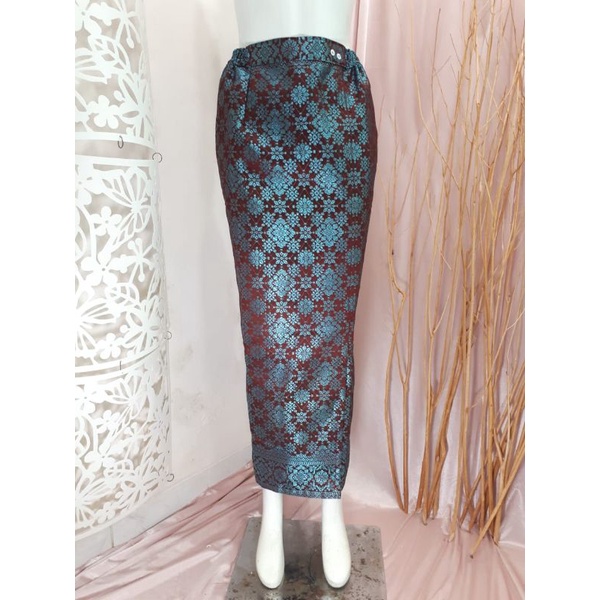 Rok songket span // rok songket jadi // rok instant // rok