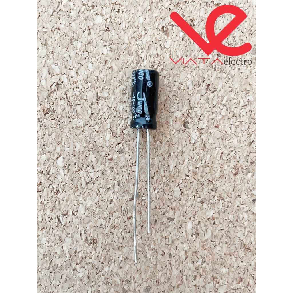 KAPASITOR ELCO 2.2UF 50V (1 BUAH) KAPASITOR CAPACITOR ELKO KAPASITOR 2,2 UF 50 V