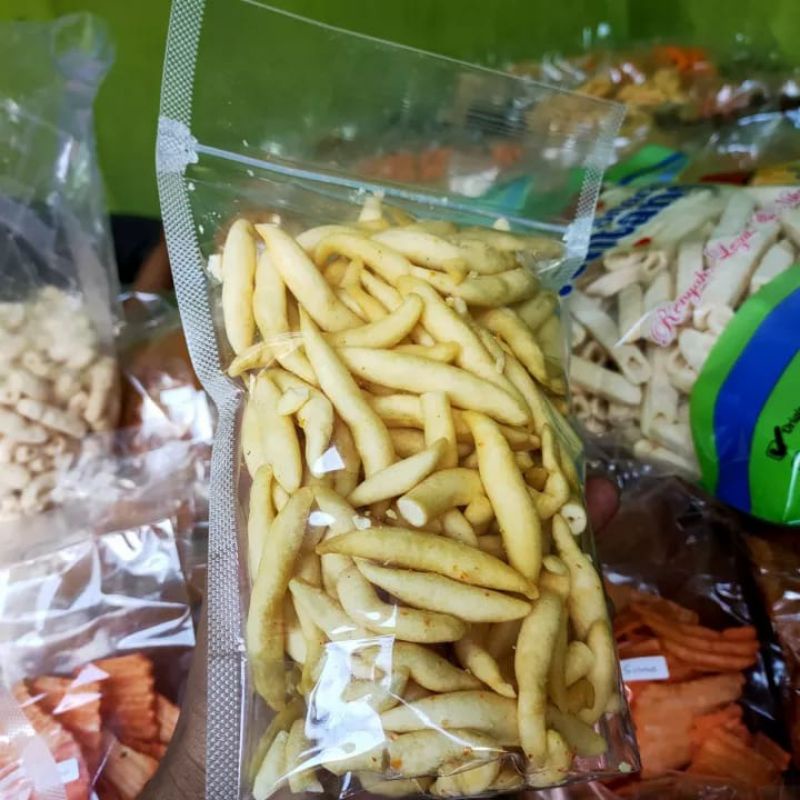 

Terlaris Snack Telur Gabus keju 100 Grm/Stik Gabus Renyah