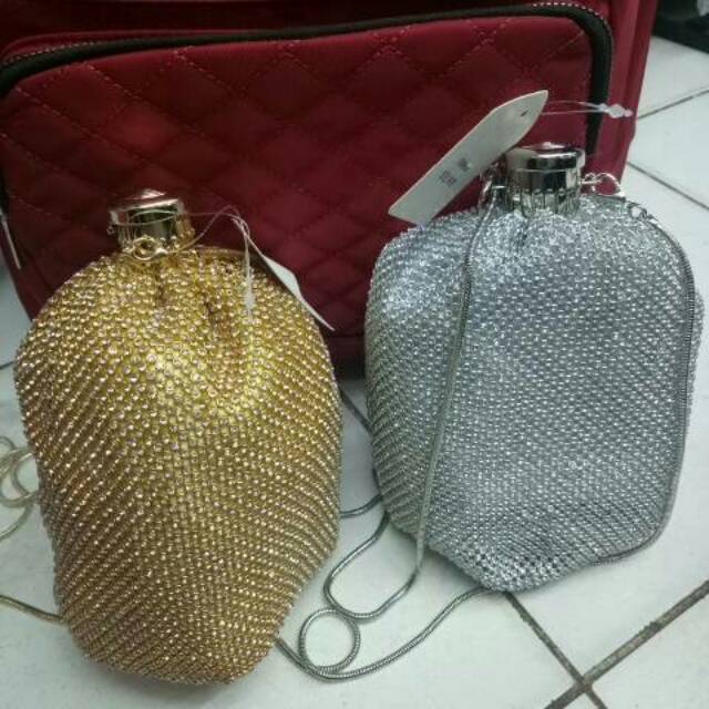 Tas pesta tas bling model botol lucu tas persta 10999