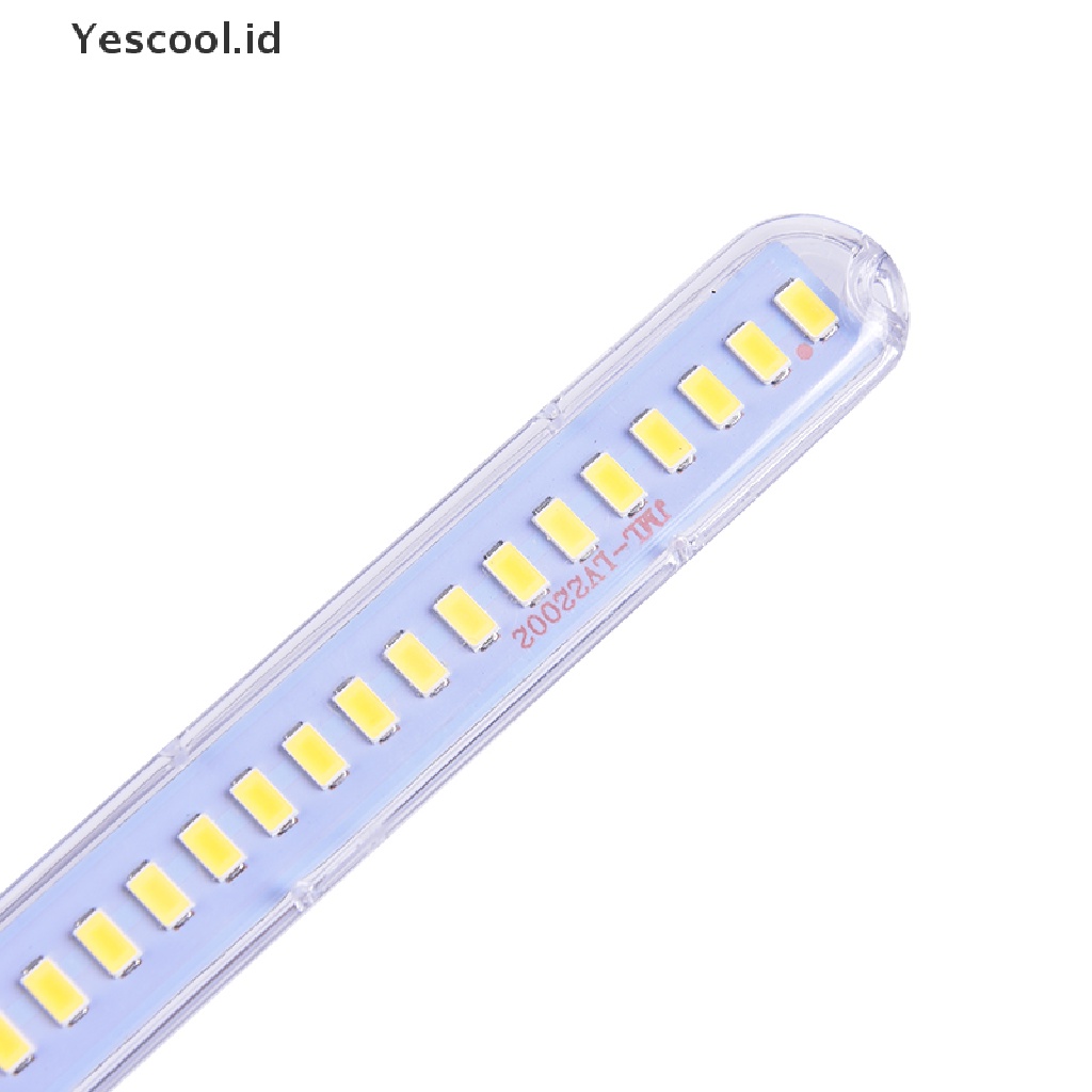 (Yescool) Lampu Baca 24-LED 5V 12W Dengan Port USB