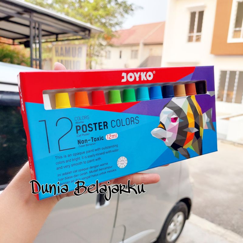 Cat Poster TITI Set 12ml / Poster Color TITI / Cat Lukis