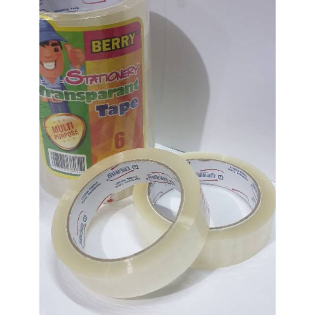 

isolasi 1 inch x 72 yard. Solasi 2.5 cm . selotip.Lakban bening. Murah dan berkualitas.