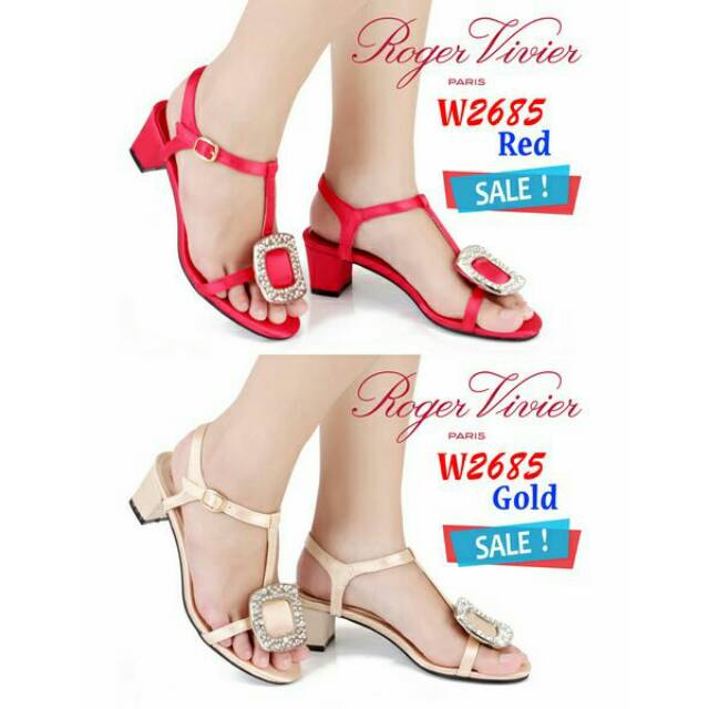 SALE Heels T-Strap Roger Vivier 2685 Branded Import